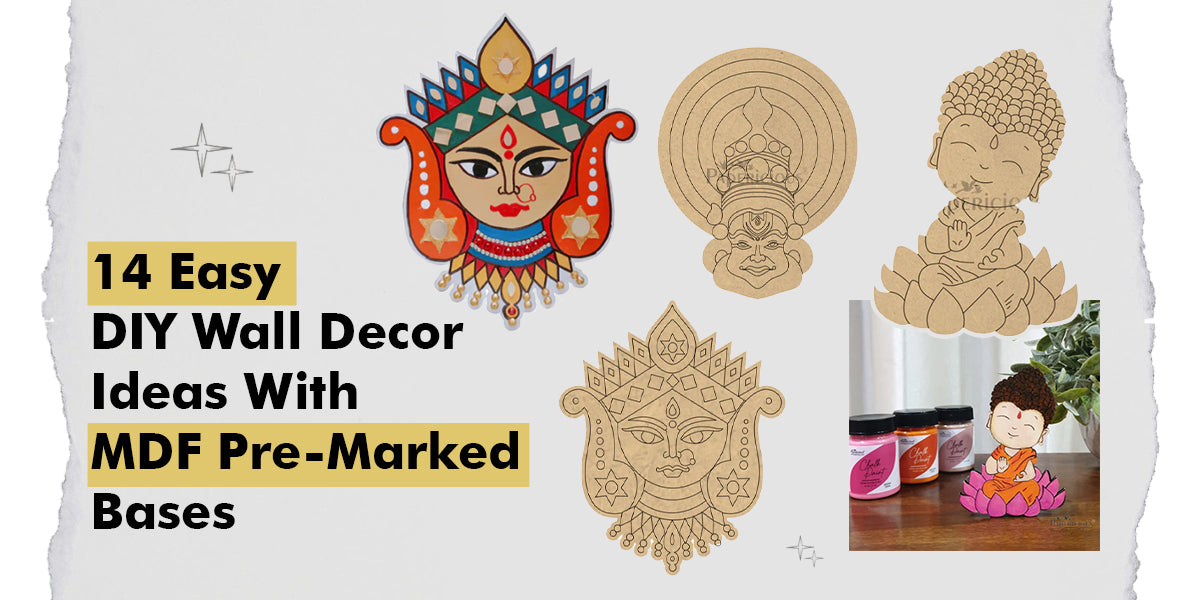14 Easy DIY Wall Decor Ideas With MDF Pre-cut Bases