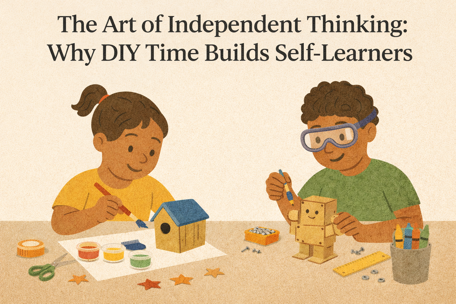 The Art of Independent Thinking: Why DIY Time Builds Self-Learners