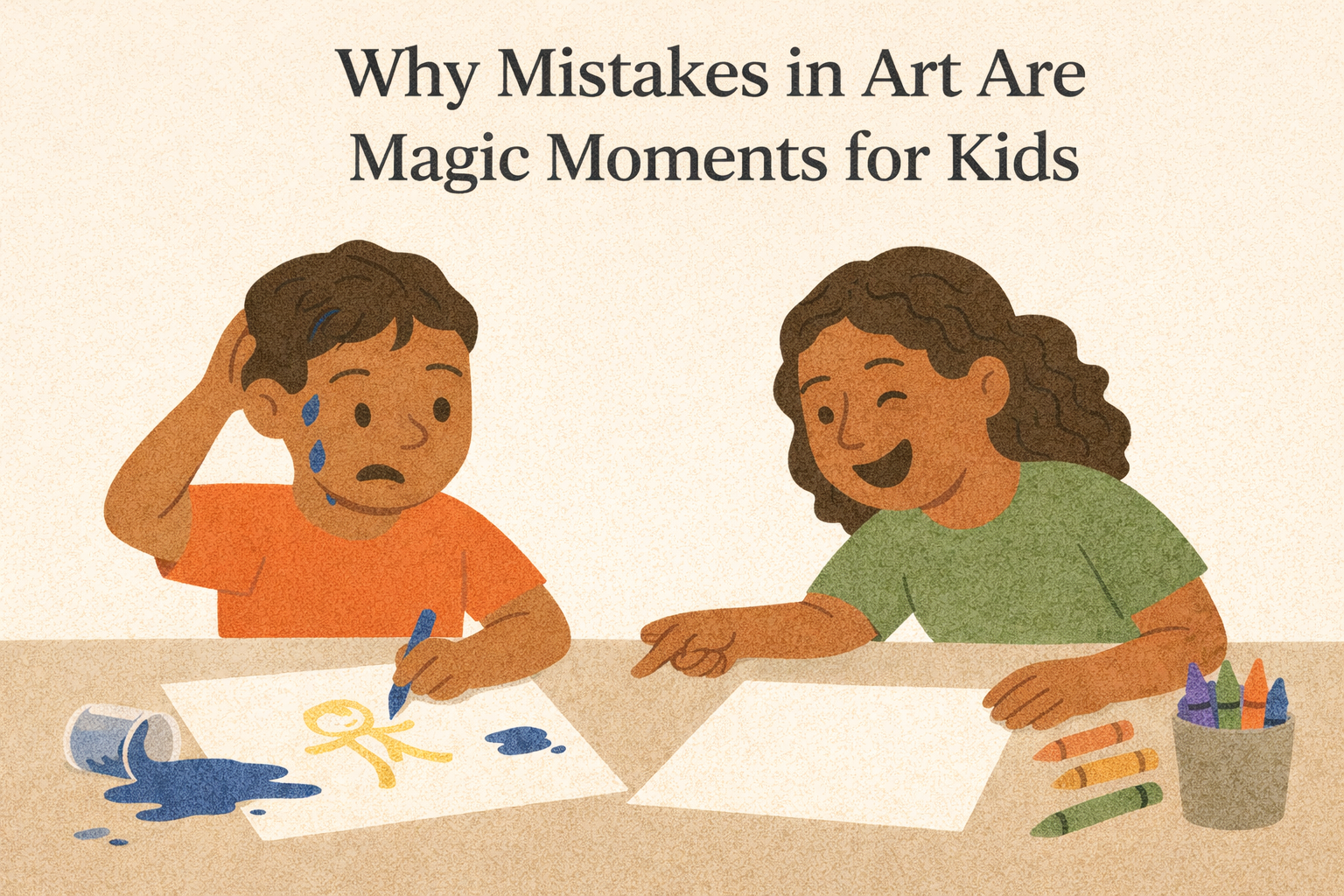 Why Mistakes in Art Are Magic Moments for Kids