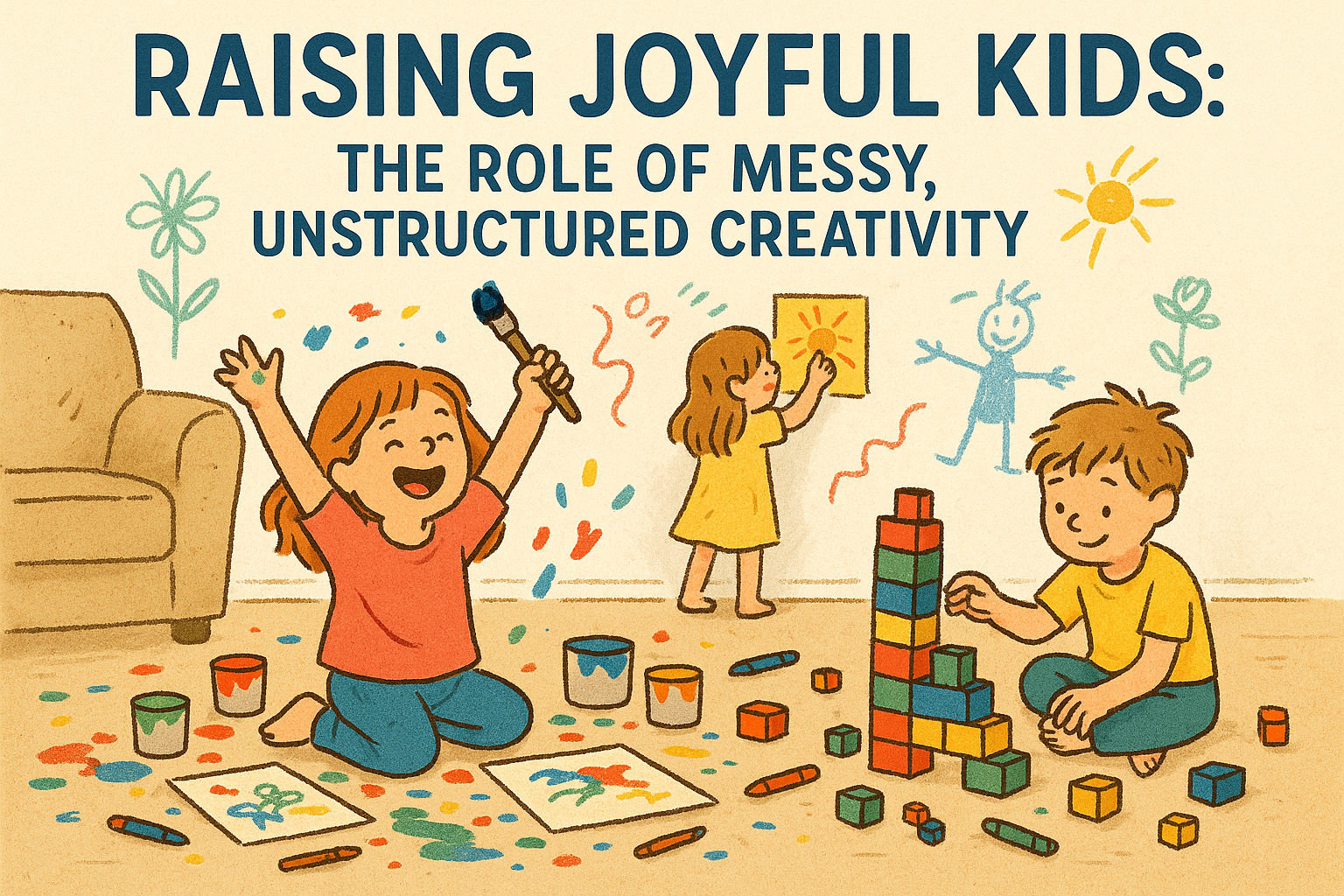 Raising Joyful Kids: The Role of Messy, Unstructured Creativity