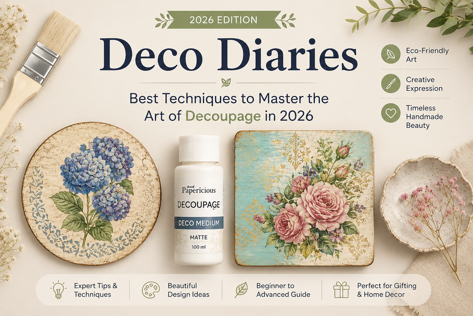 Best Decoupage Ideas for Home Decor & Gifting (2026)