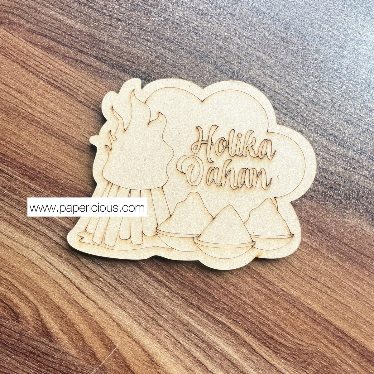 Pre Marked MDF Base -Holika dahan