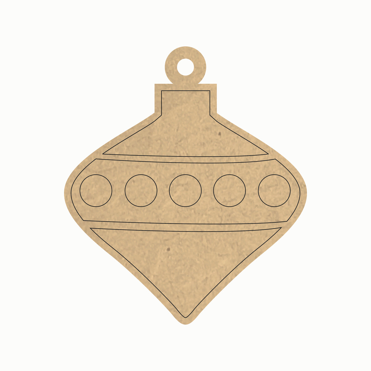Pre Marked MDF Cutout - Ornament 3