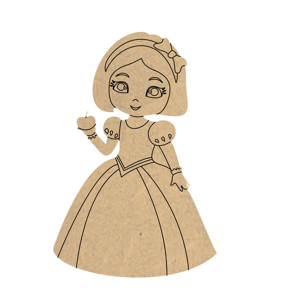 Pre Marked MDF Base - Kids/Snowhite