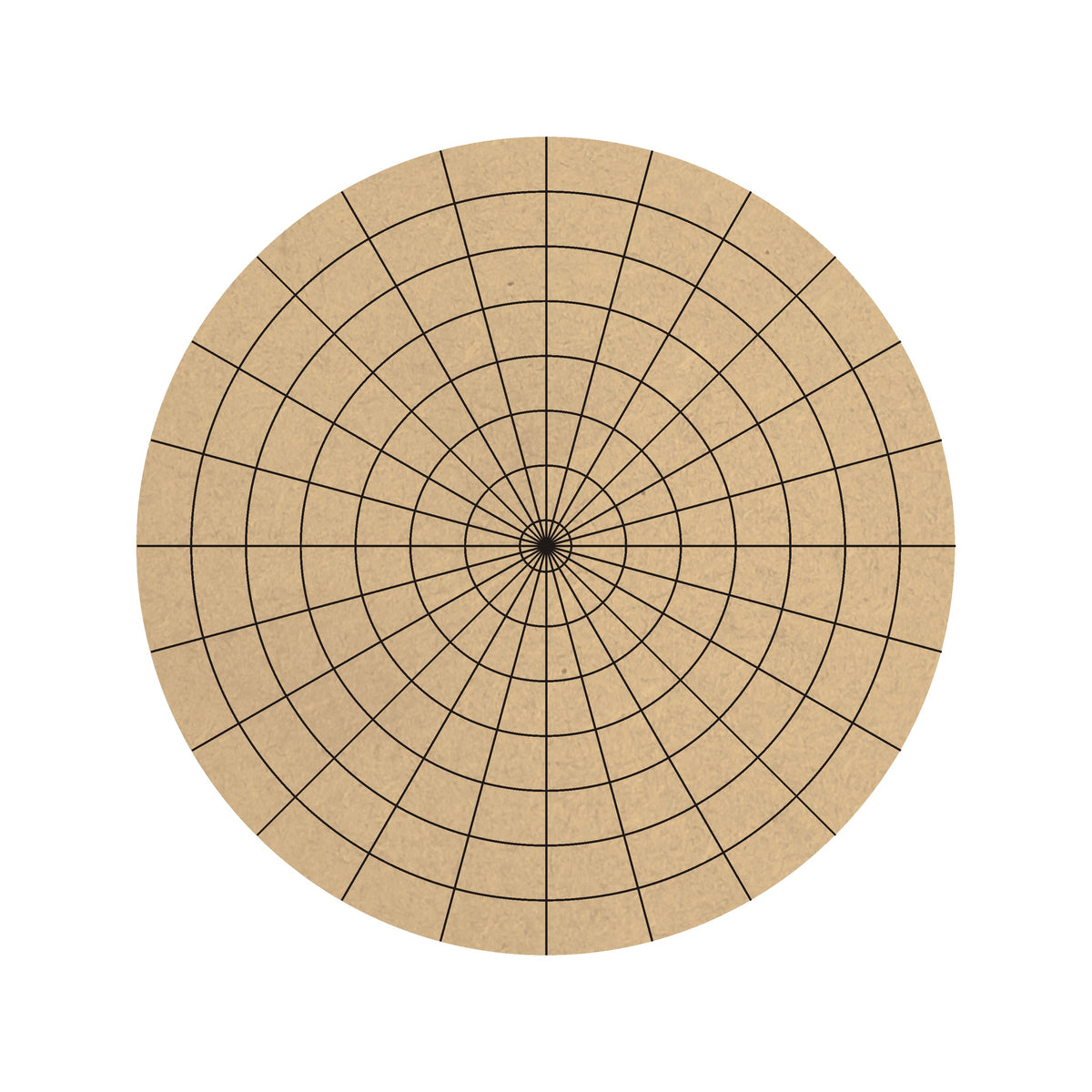 4mm thick Pre Marked MDF Base Mandala Art