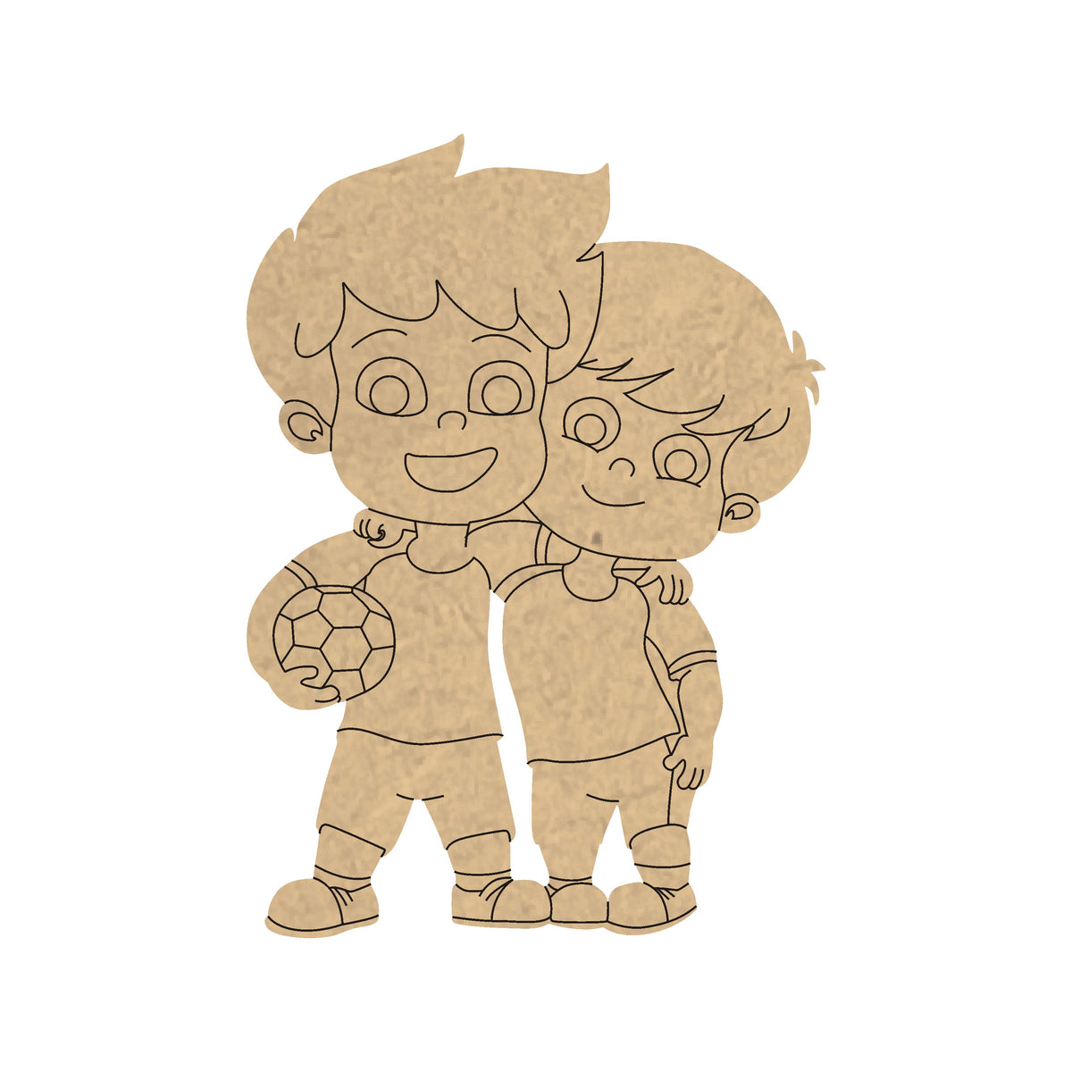 4 mm thick Pre Marked MDF Base Brothers