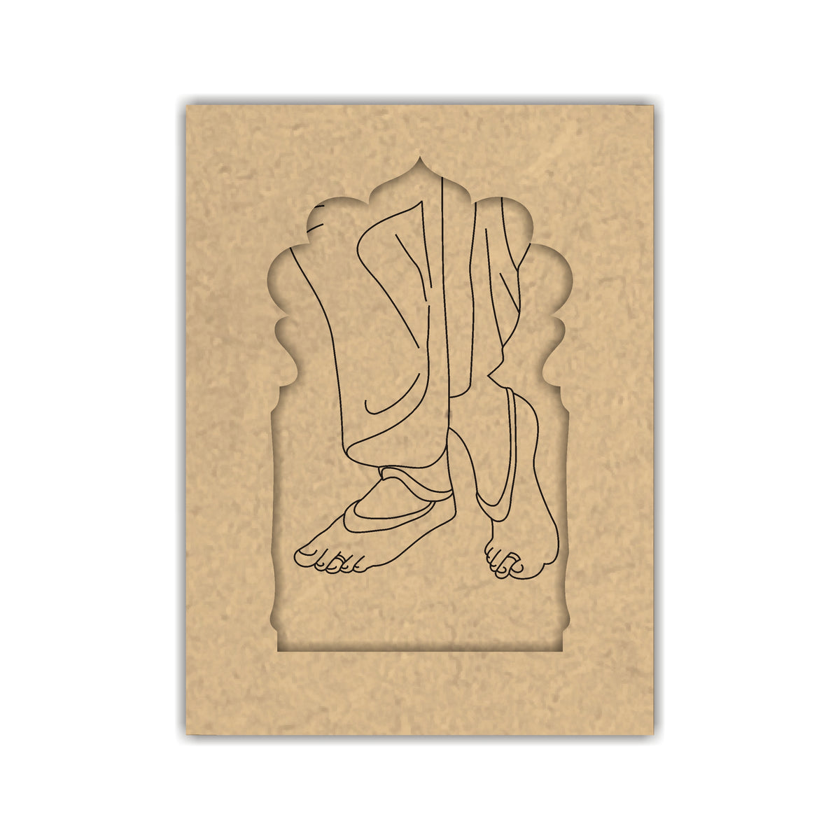 Pre Marked MDF Jharokha - Krishan Charan