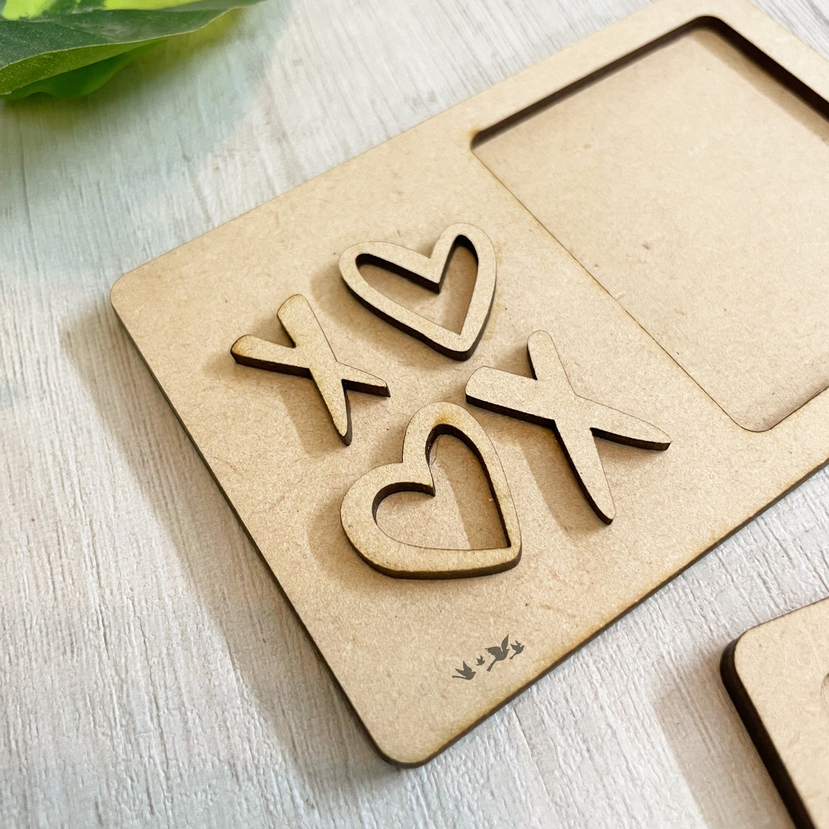 Pre Marked MDF Base - Valentines/Mini frames - xoxo