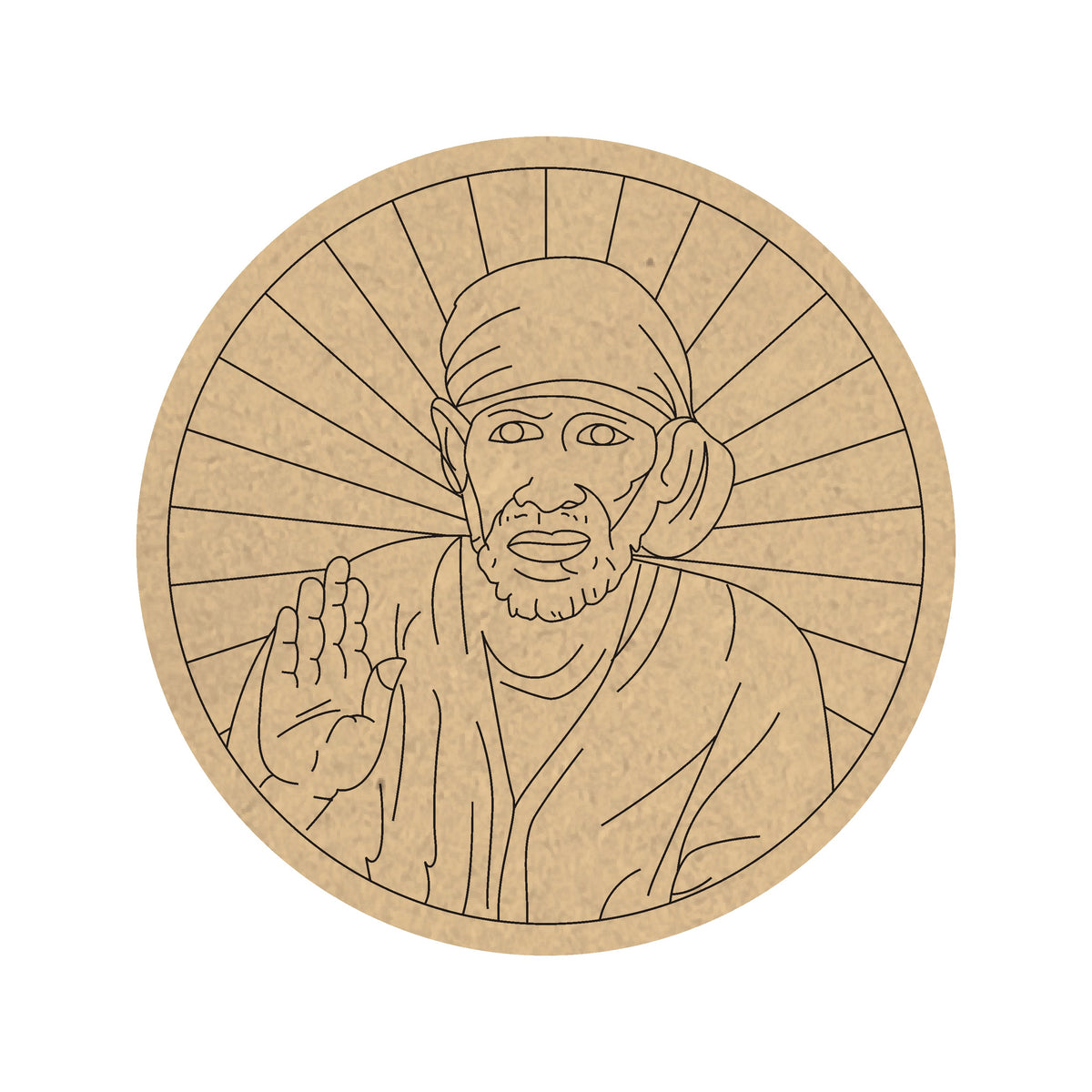 4 mm thick Pre Marked MDF Base Sai Nath