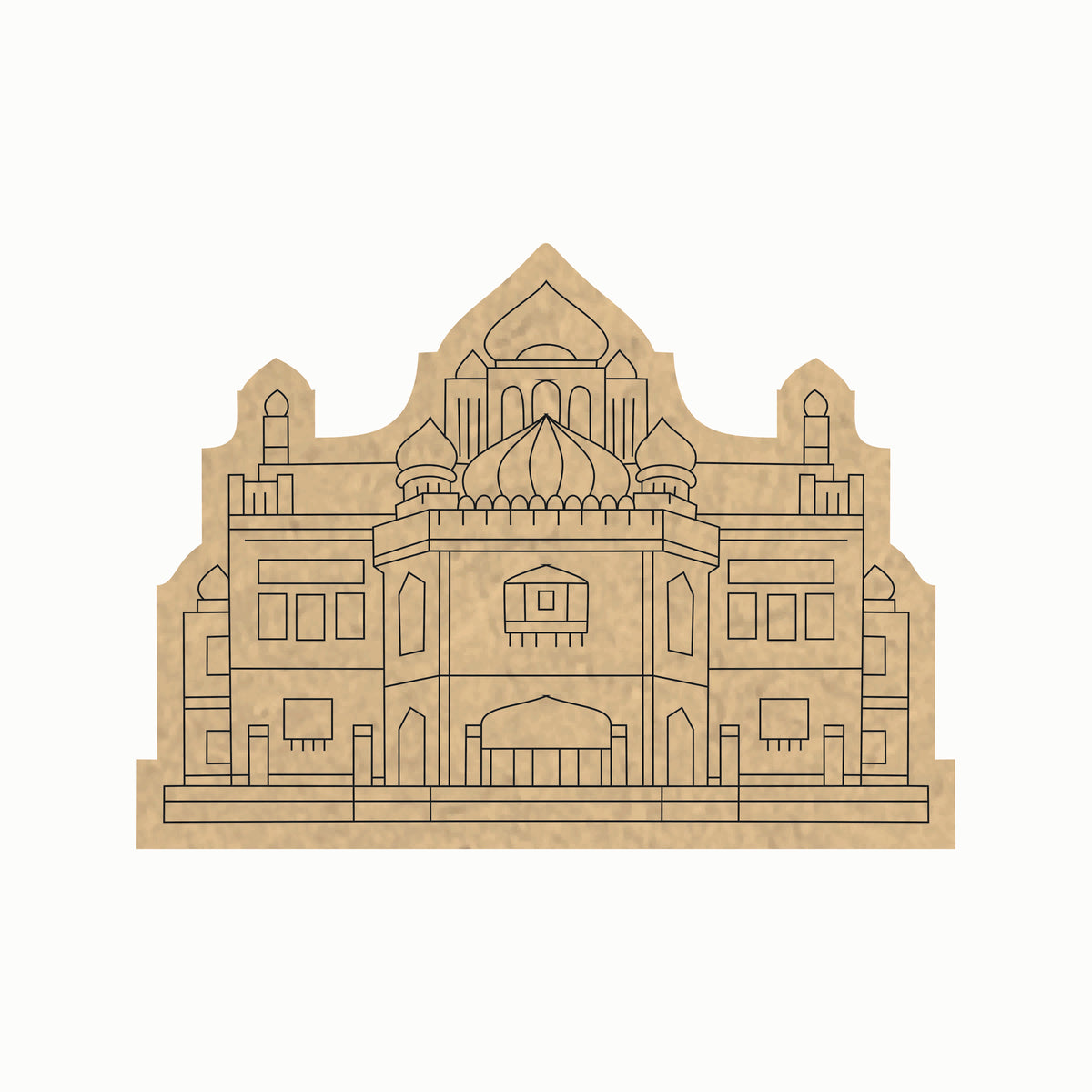 Pre Marked MDF Base - Golden Temple, Amritsar