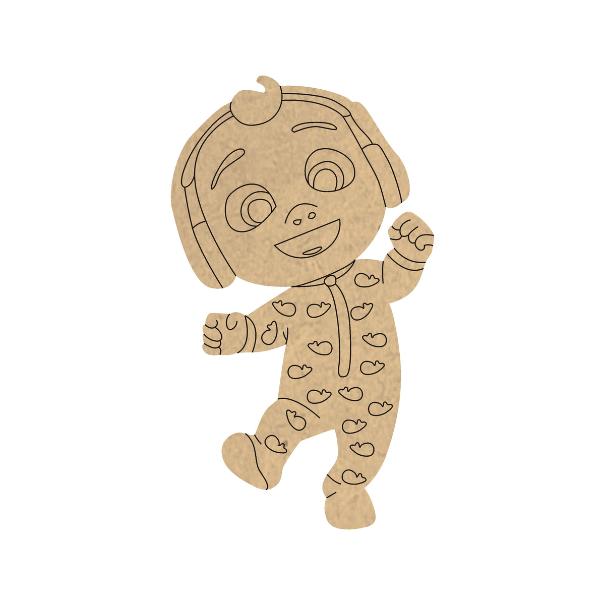 4 mm thick Pre Marked MDF Base Cocomelon