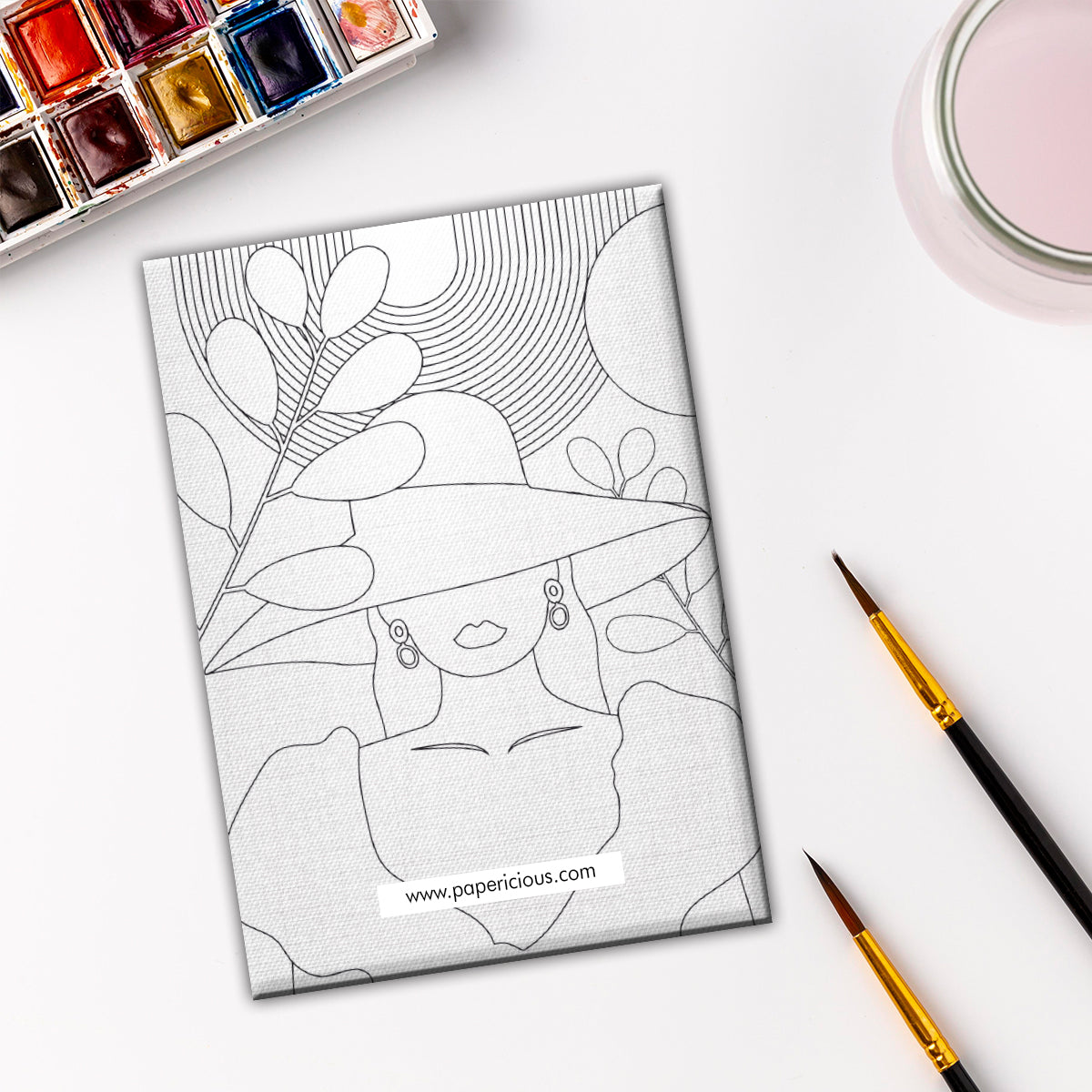 Pre Marked DIY Canvas - Boho Art - Style 4