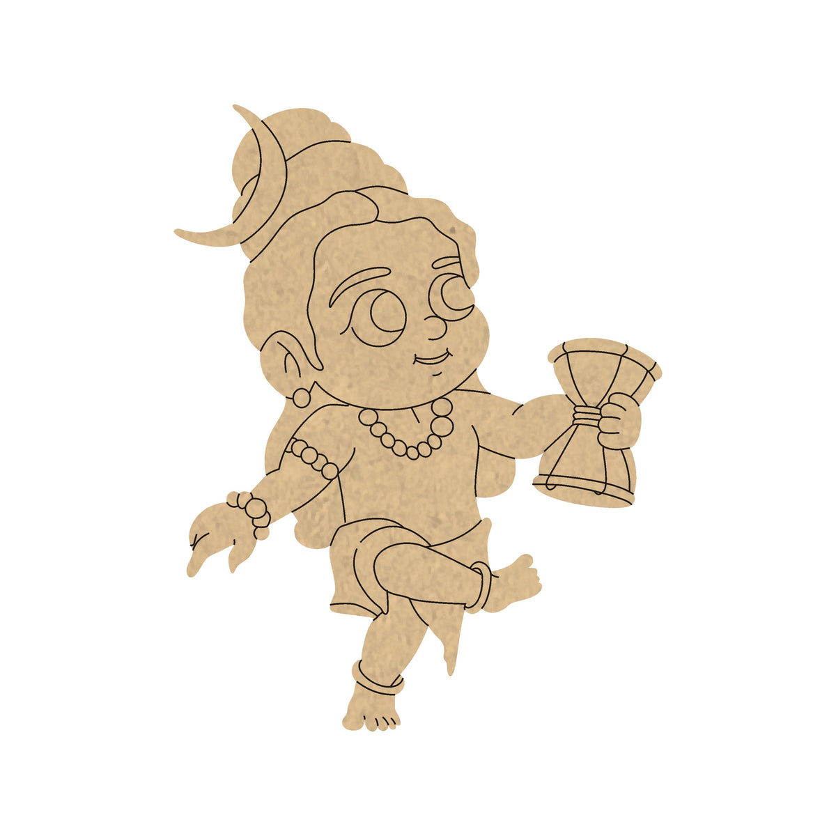 4 mm thick Pre Marked MDF Base Bal Shiva