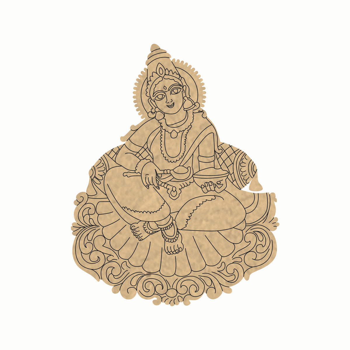 Pre Marked MDF Base - Annapoorvi