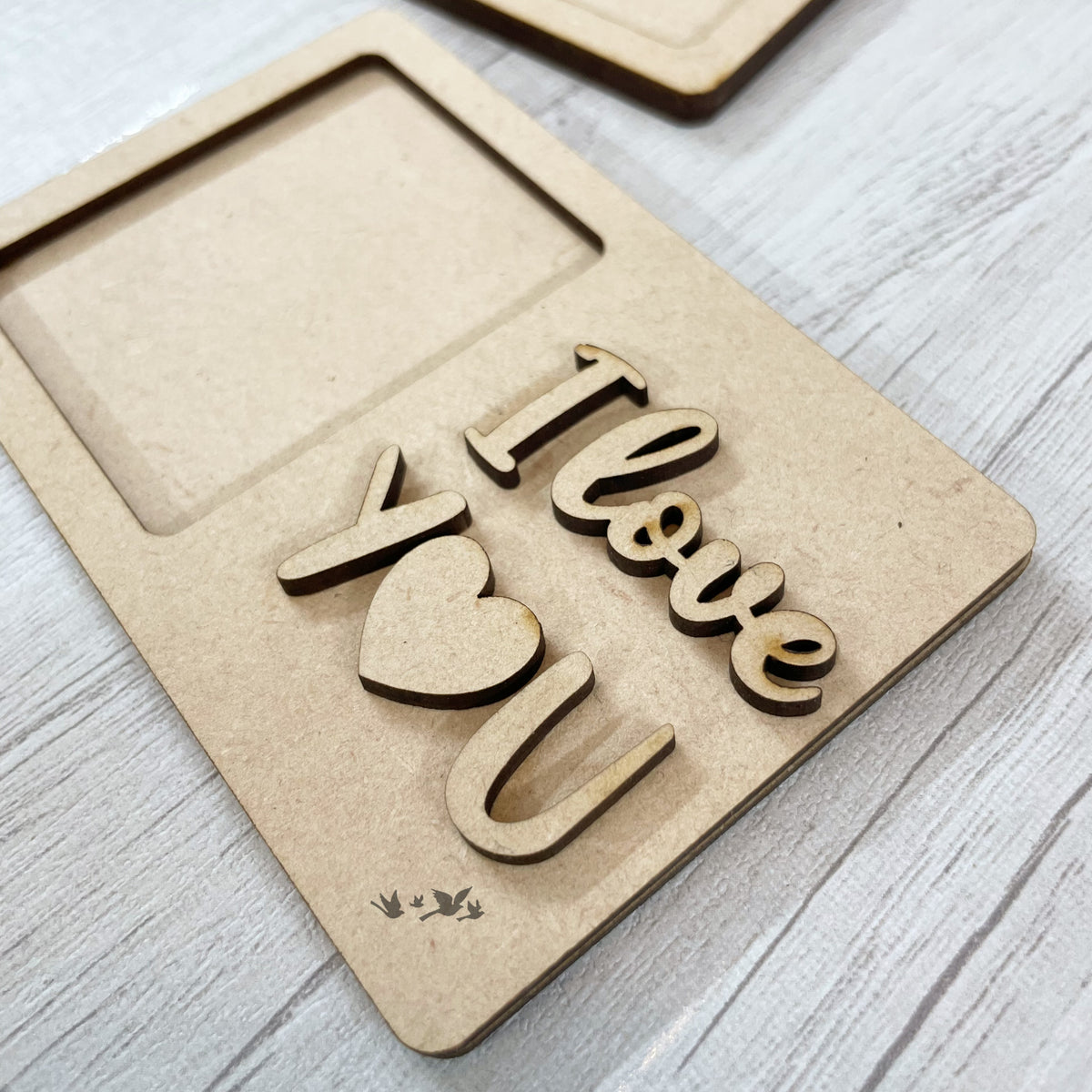 Pre Marked MDF Base - Valentines/Mini frames - Be mine