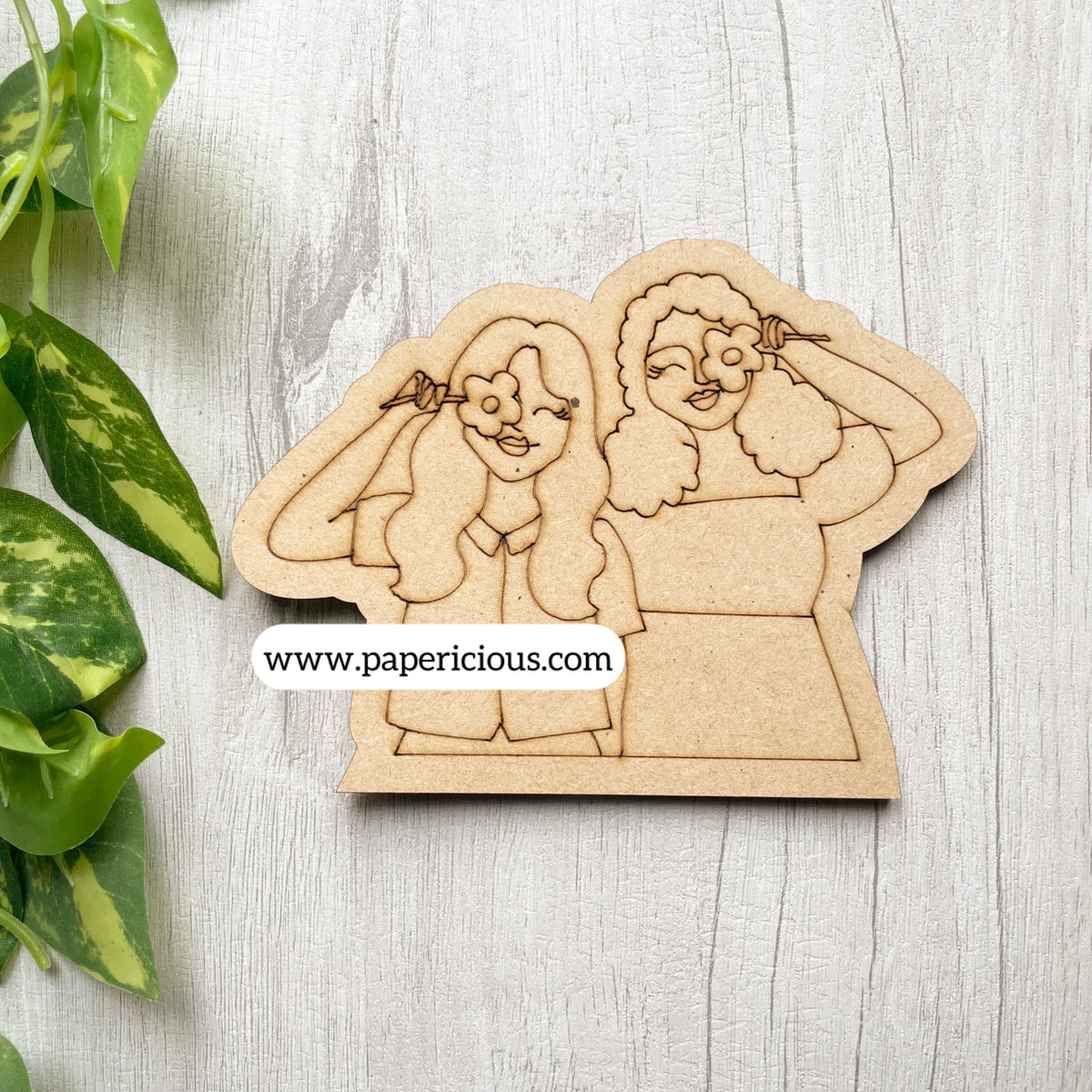 Pre Marked MDF Base - Besties