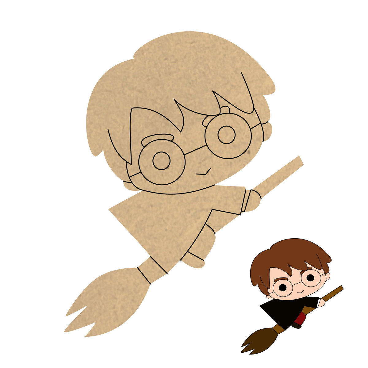 Pre Marked MDF Base - Kids/Harry Potter