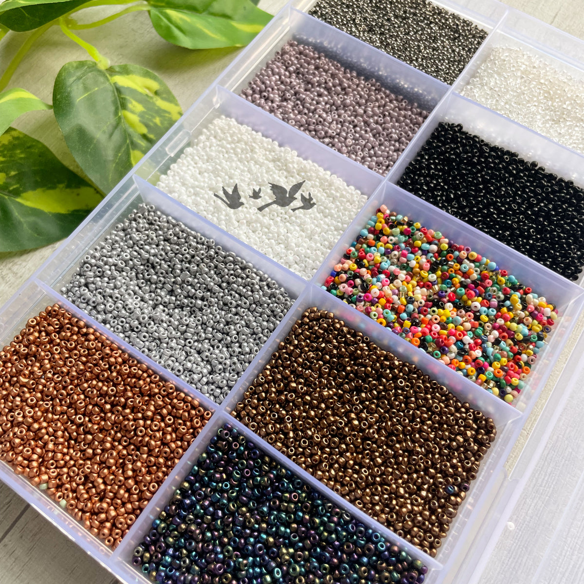 Seed/Sugar Beads - Metallic Combo kit