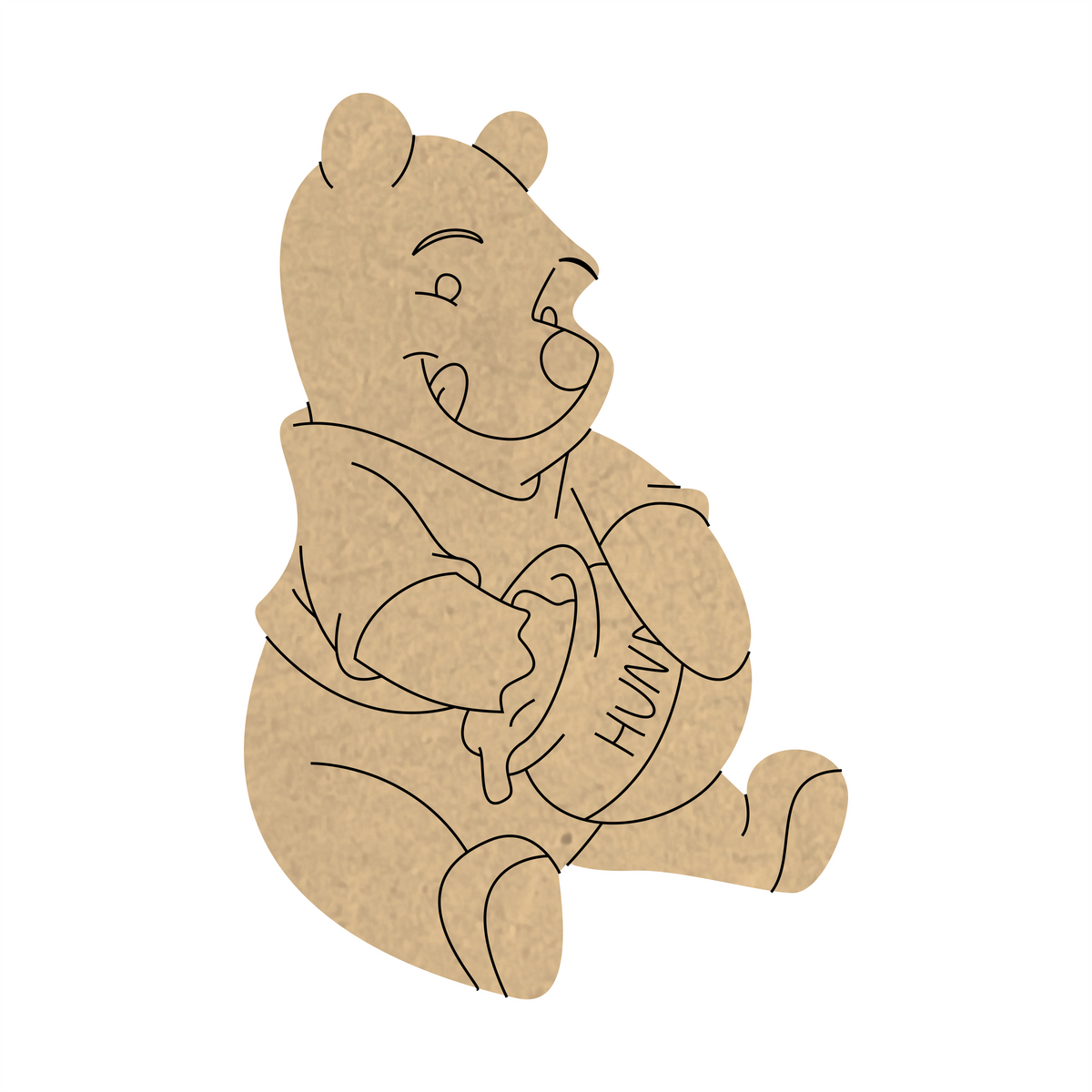 Pre Marked MDF Base - Kids/Pooh