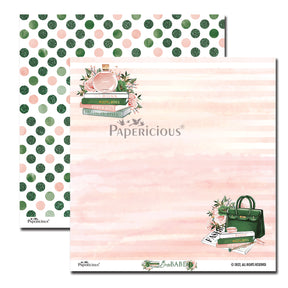 PAPERICIOUS - Boss Babe -  Designer Pattern Printed Scrapbook Papers 12x12 inch  / 20 sheets