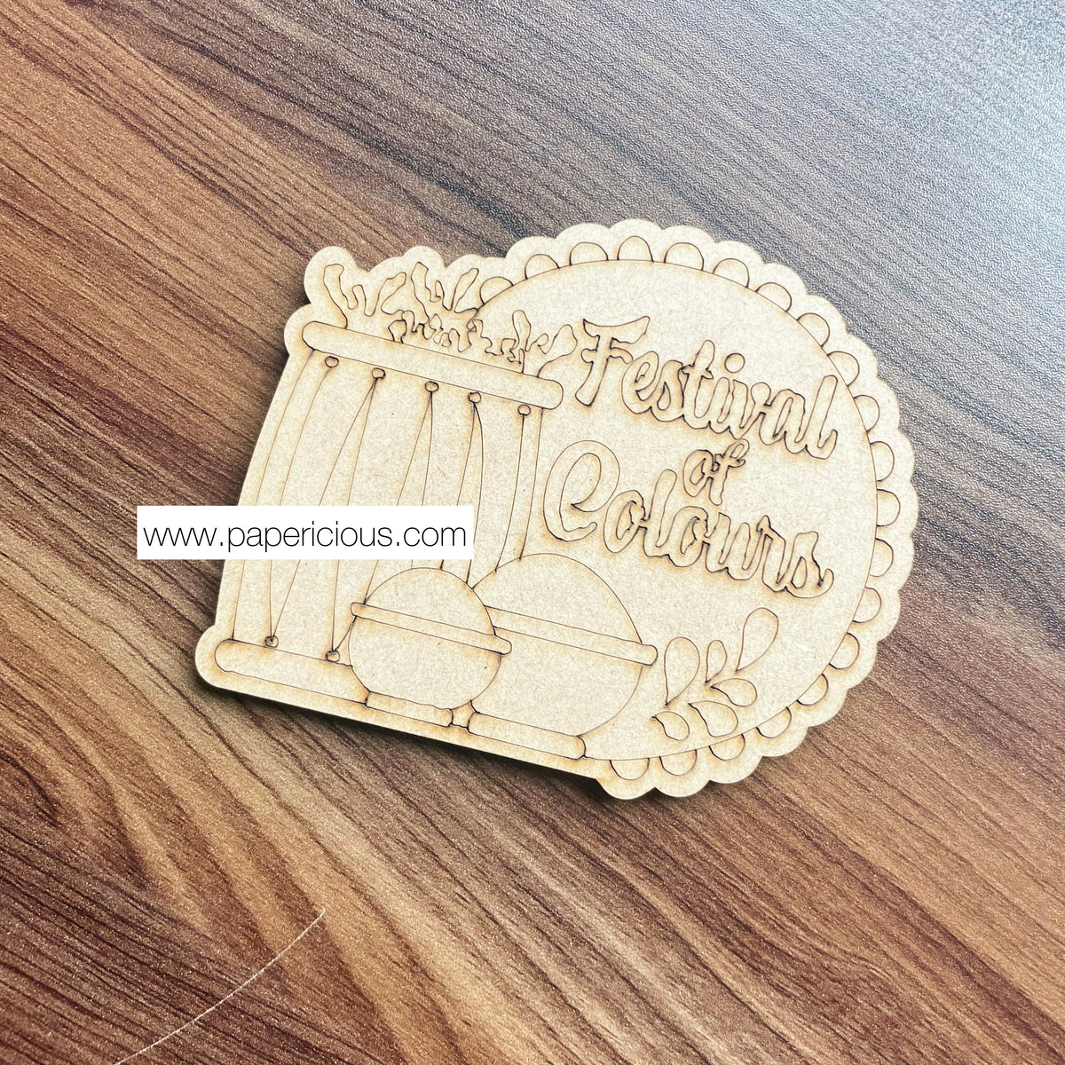 Pre Marked MDF Base -Festival of colors