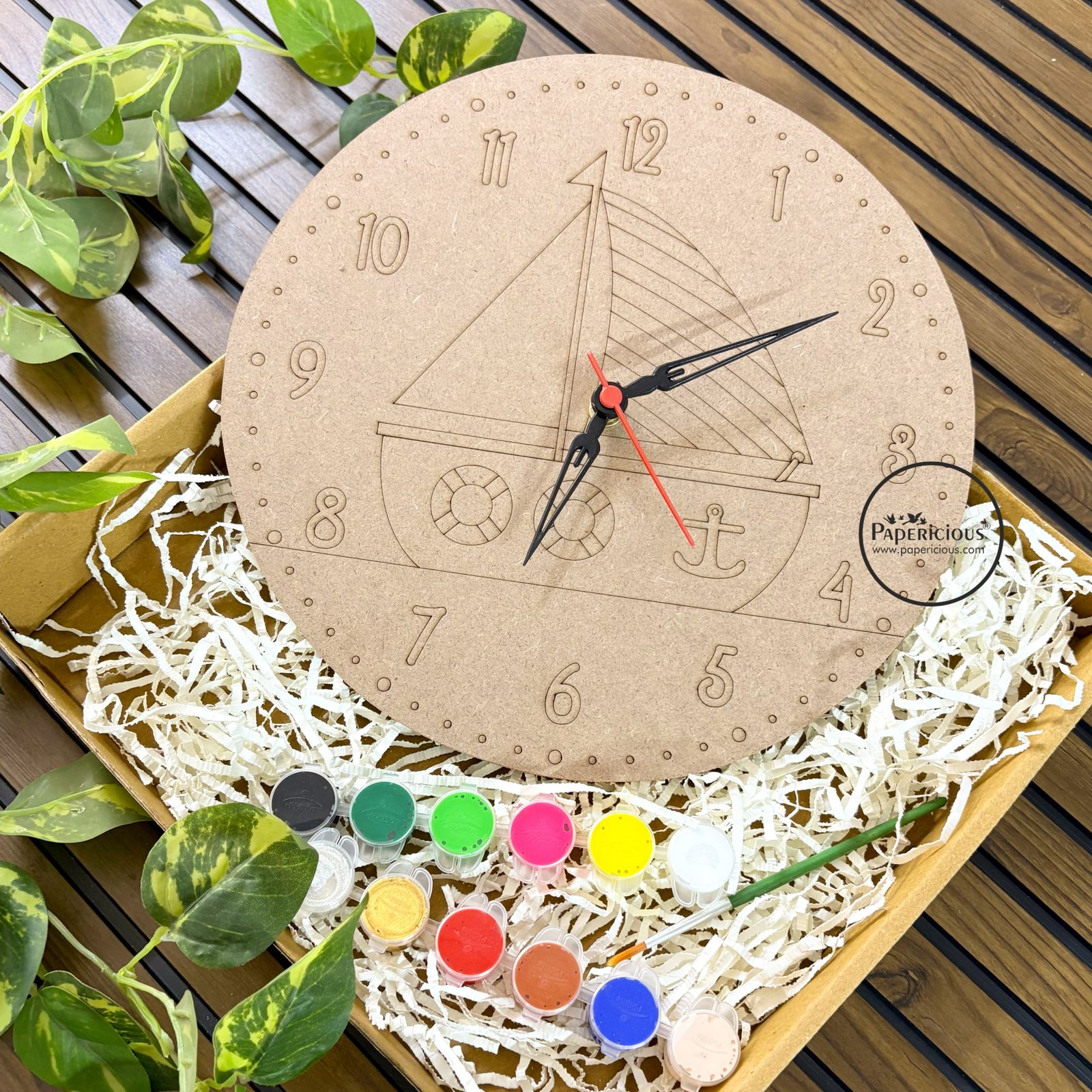 DIY Clock Kit for Kids Ship - Main Image