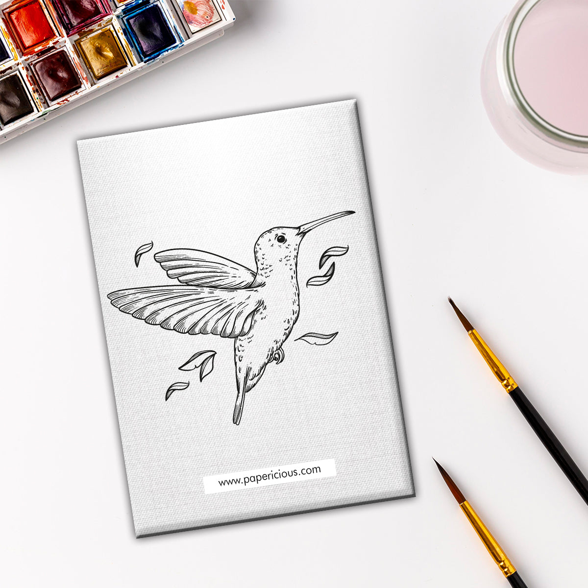 Pre Marked DIY Canvas - Humming Bird Style 5