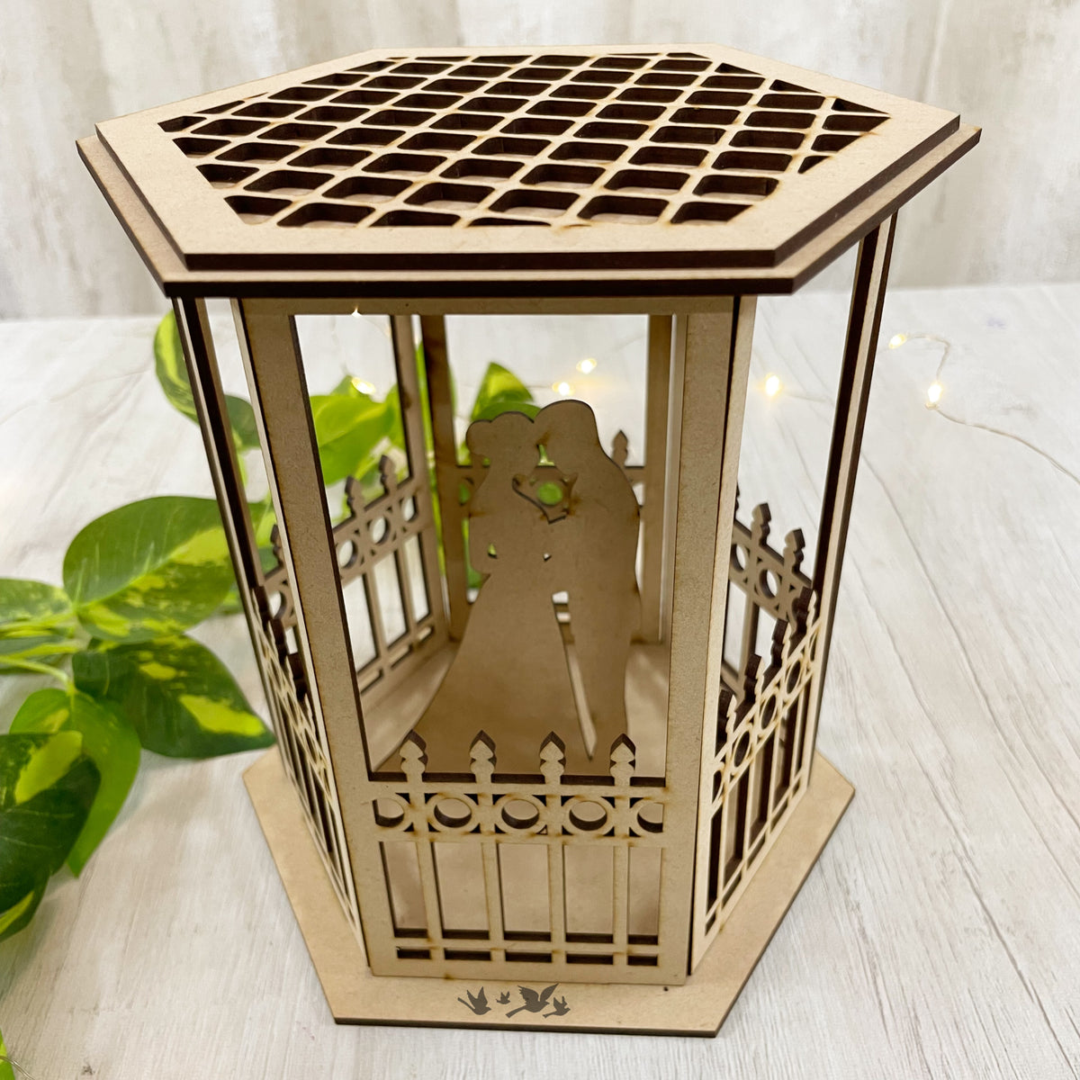 Pre Marked MDF Base - Valentines - 3D love sign