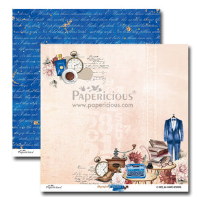 PAPERICIOUS - Imperfectly Perfect -  Designer Pattern Printed Scrapbook Papers 12x12 inch  / 20 sheets