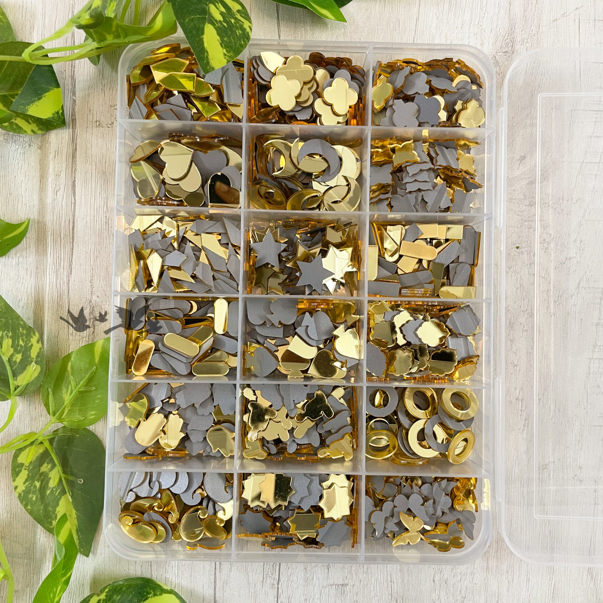 Acrylic Mirror Combo - Golden Premium Shapes #2