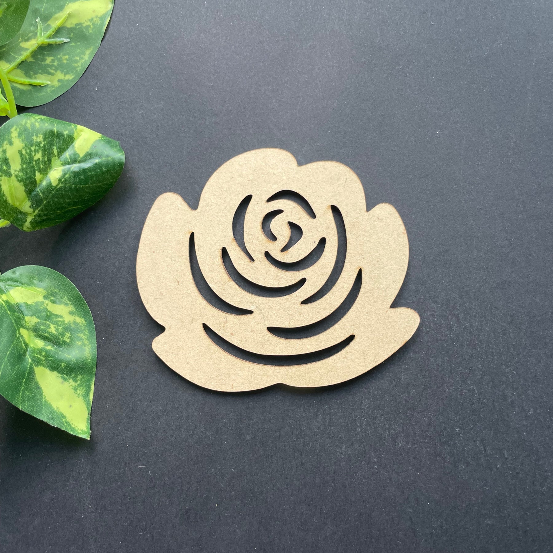 MDF Coasters - Rosette