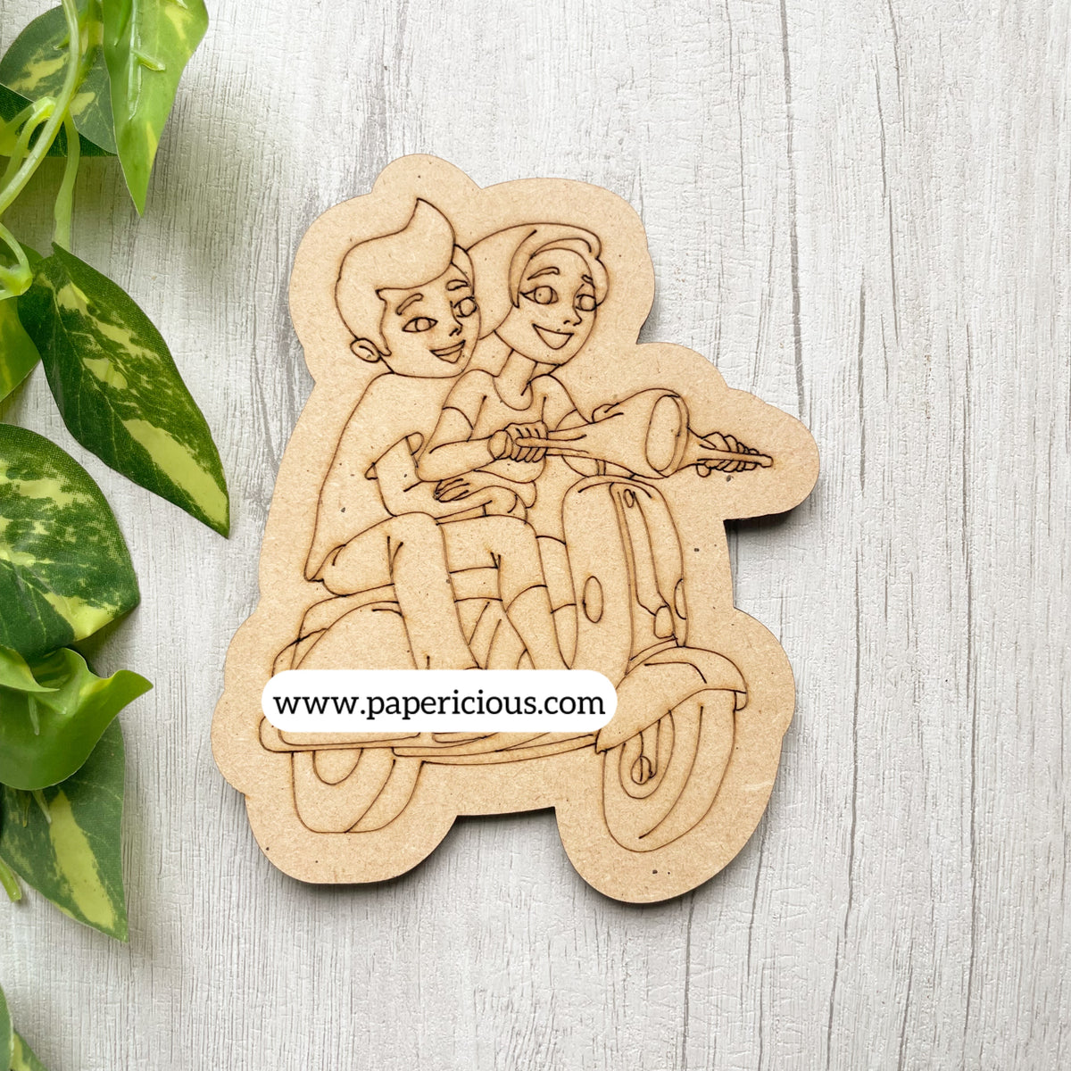 Pre Marked MDF Base - Best Friends on ride