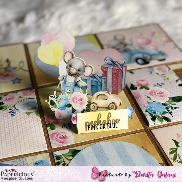 PAPERICIOUS - Mama in the Making - Designer Pattern Printed Scrapbook Papers 12x12 inch / 20 sheets