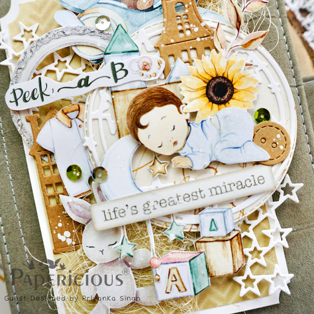 PAPERICIOUS - Peekaboo - Designer Pattern Printed Scrapbook Papers 12x12 inch / 20 sheets