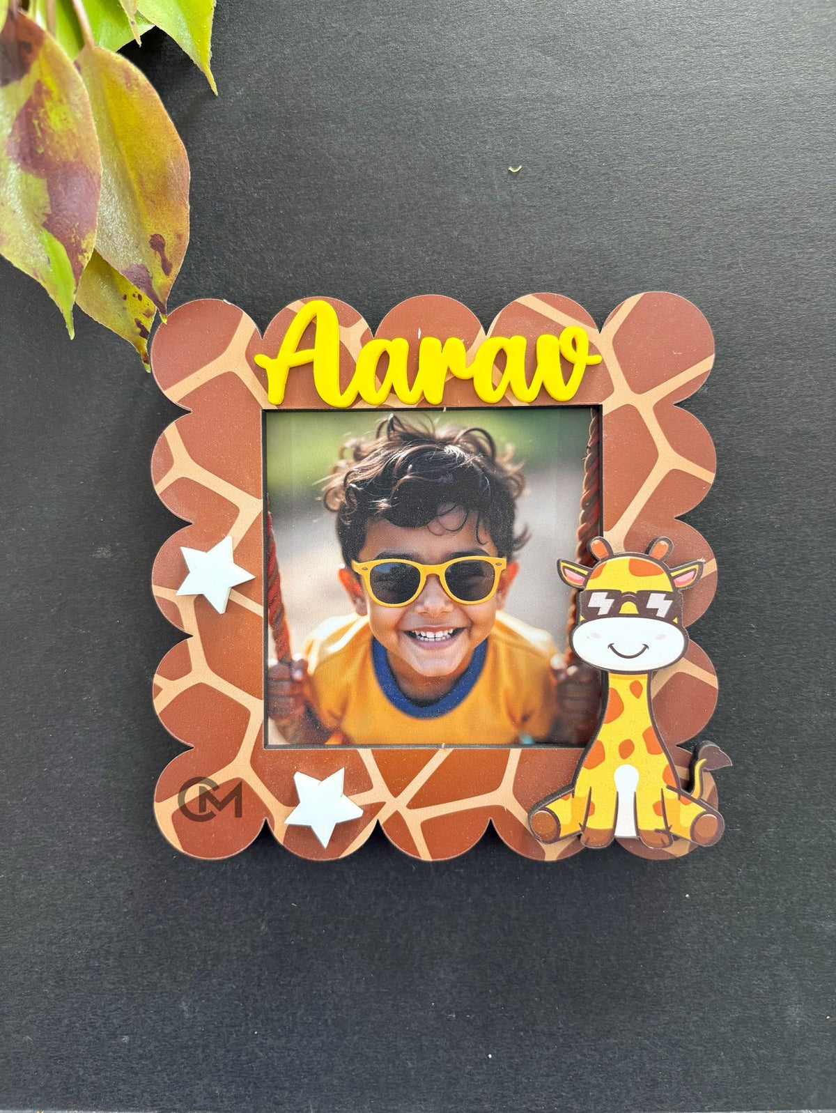Polarised Photoframe Magnet - Giraffe