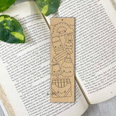 Pre Marked Mdf bookmark - Crayons