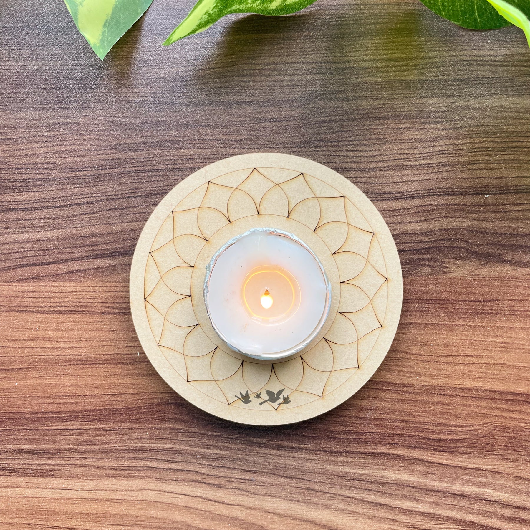 Tea Light Holder - Sun Burst