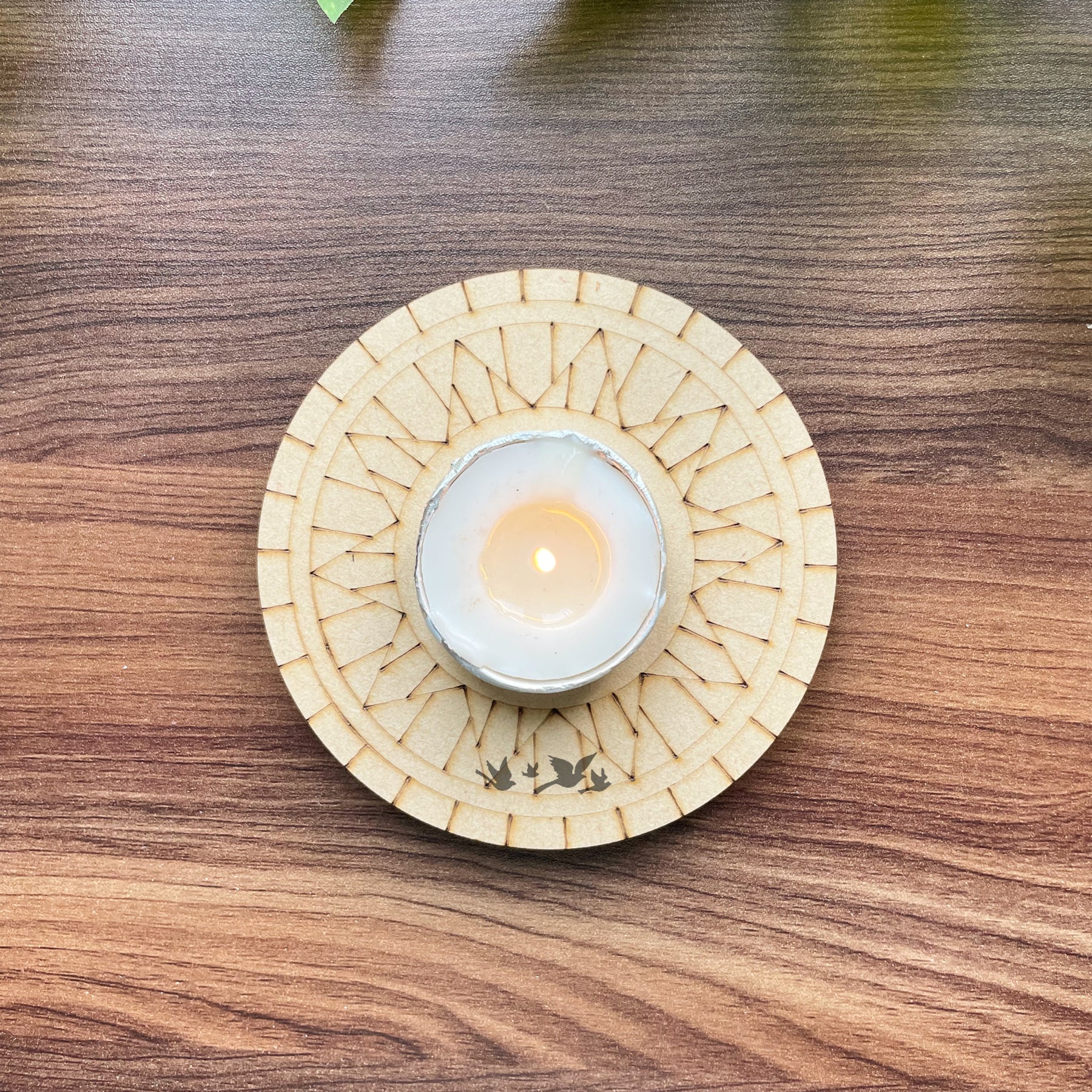 Tea Light Holder - Abstract Geometrical