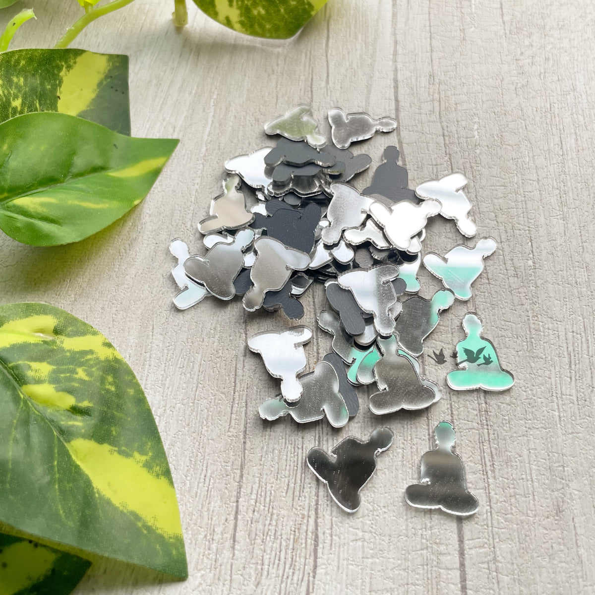 Acrylic Mirror Cutout - Buddha (100 pc)