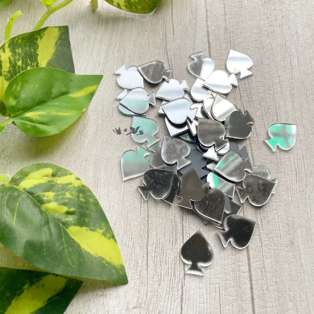 Acrylic Mirror Cutout - Spade (100 pc)