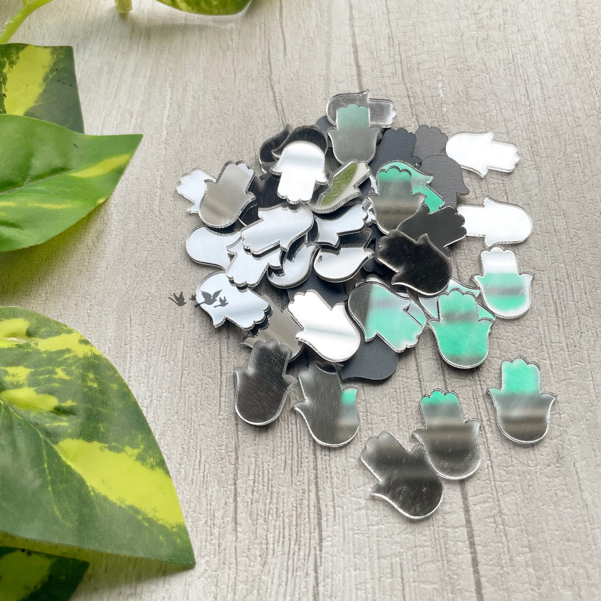 Acrylic Mirror Cutout - Hamsa Hand (100 pc)