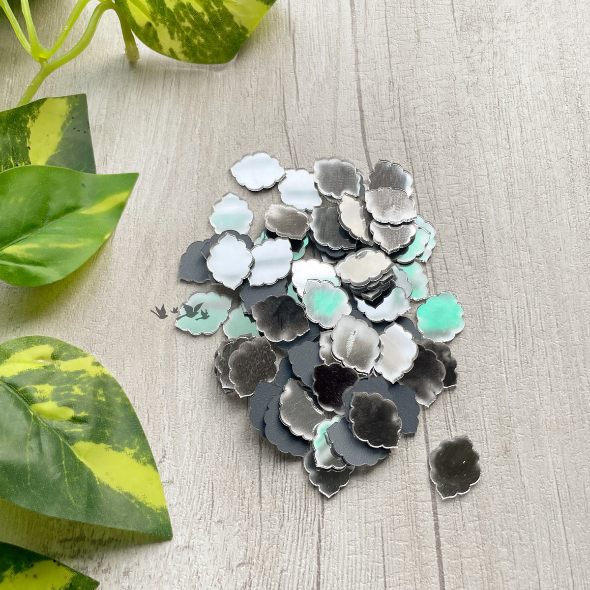 Acrylic Mirror Cutout - Traditional Ornate (100 pc)