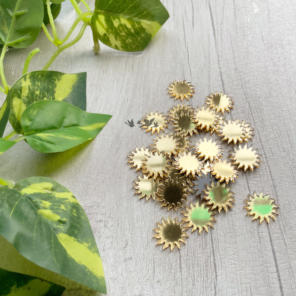 Acrylic Mirror Cutout - Golden Surya (100 pc)