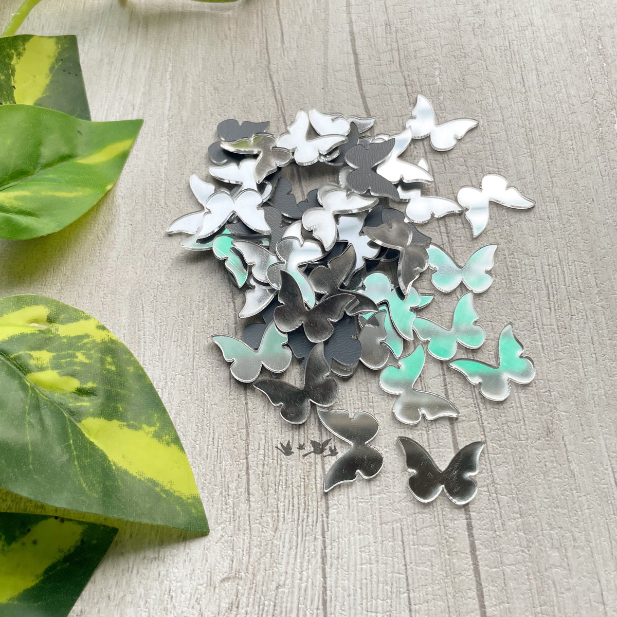 Acrylic Mirror Cutout - Butterflies (100 pc)