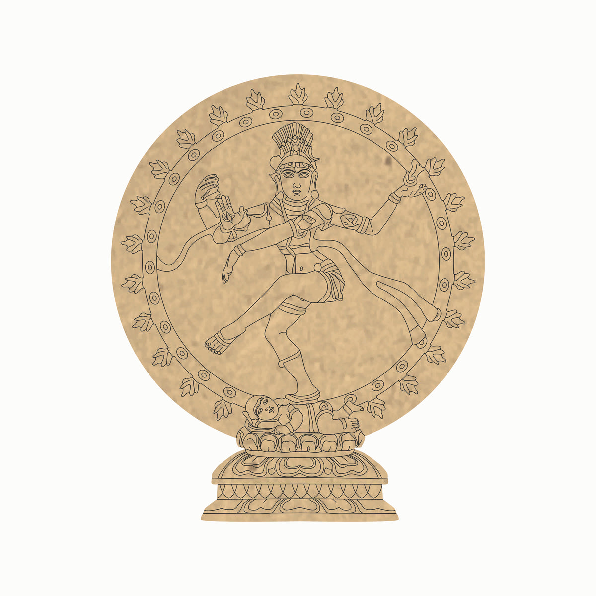 Pre Marked Mdf Base - Natraj