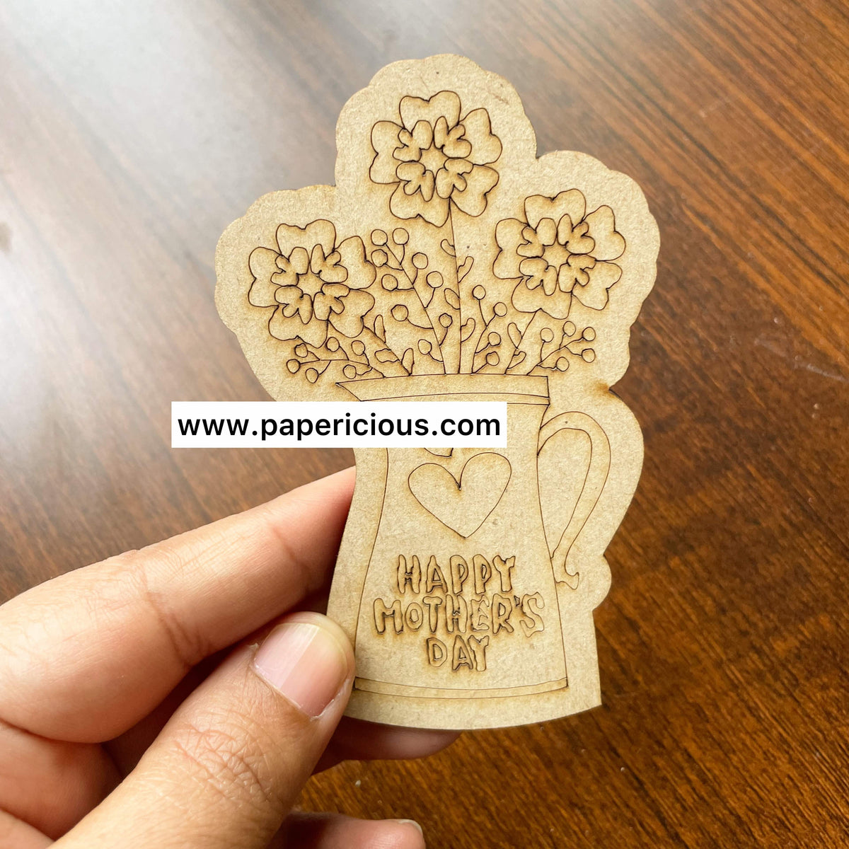 Pre Marked MDF Base -Bouquet #2