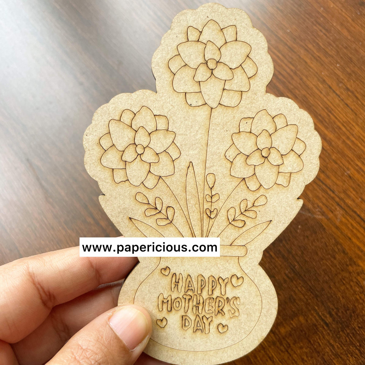 Pre Marked MDF Base - Bouquet #3