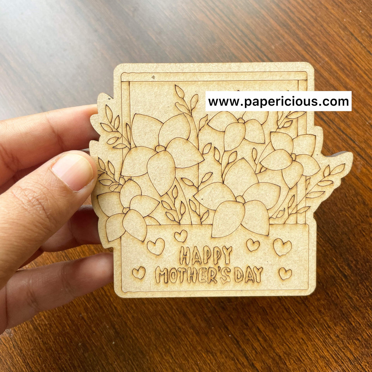 Pre Marked MDF Base - Bouquet #4