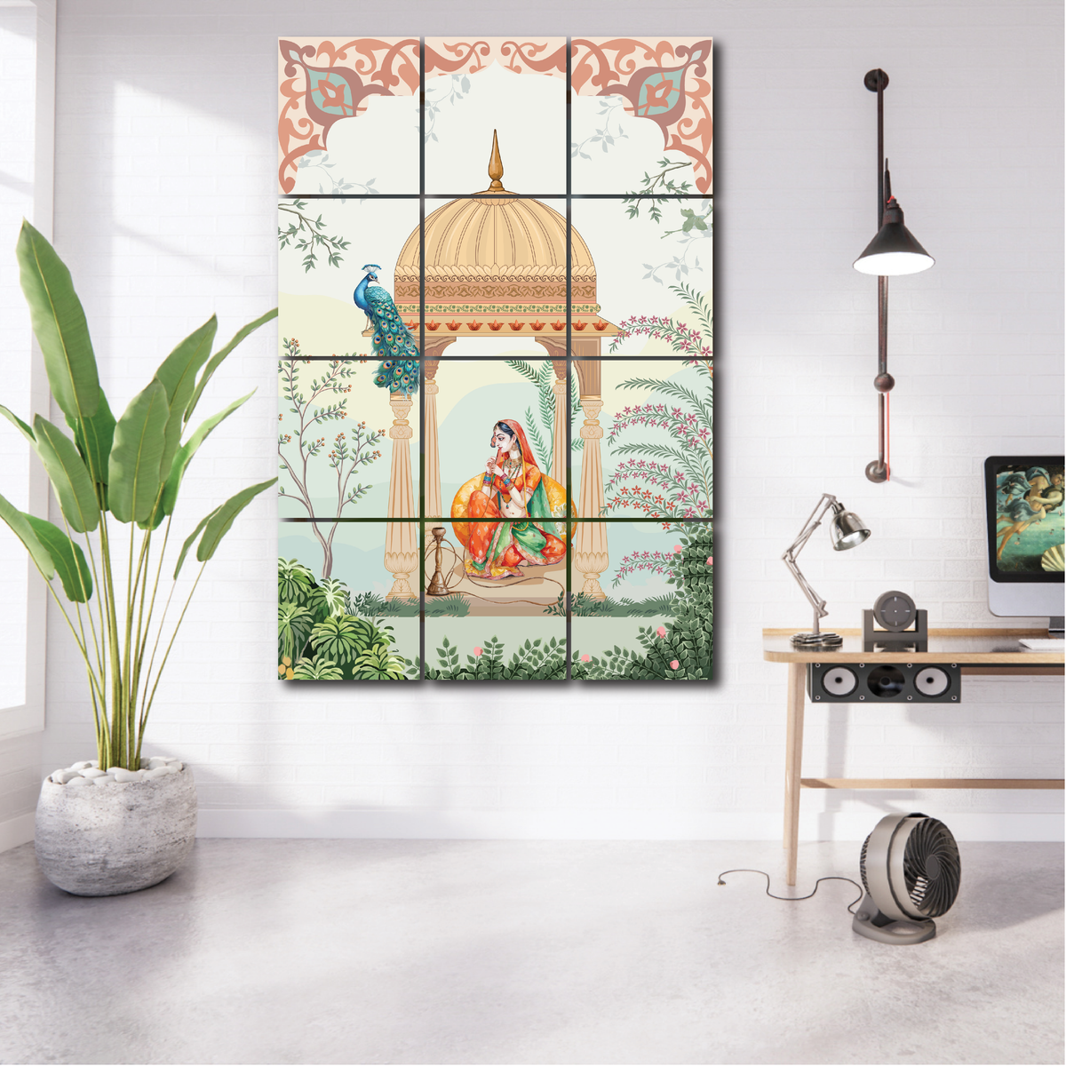 Wall Tiles Set - Rajasthan Royalty Queen