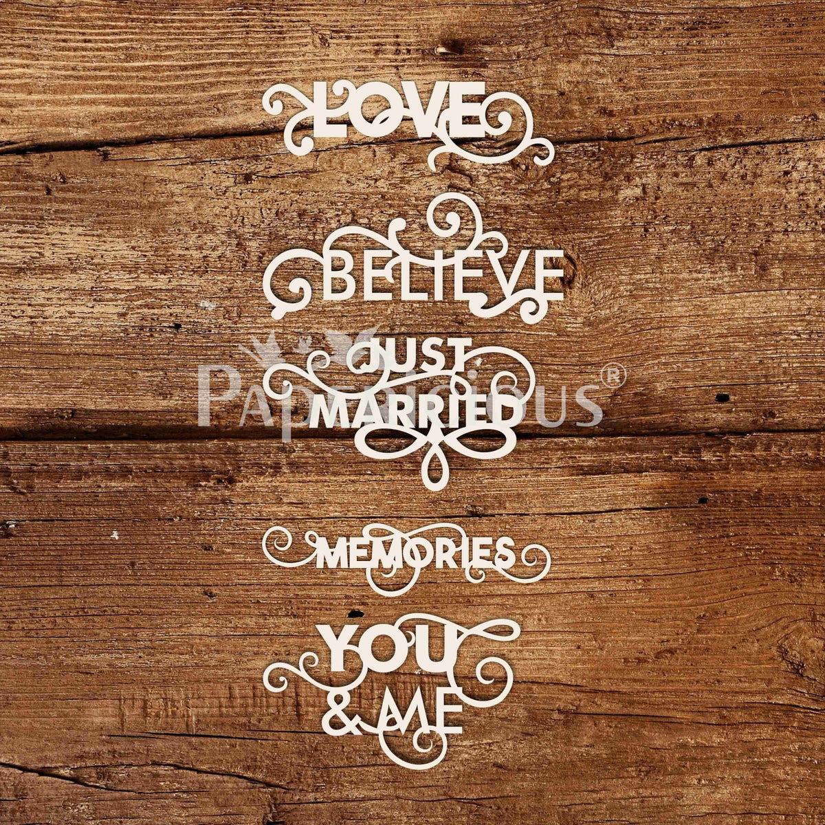 Lovely - White Laser Cut Chippis